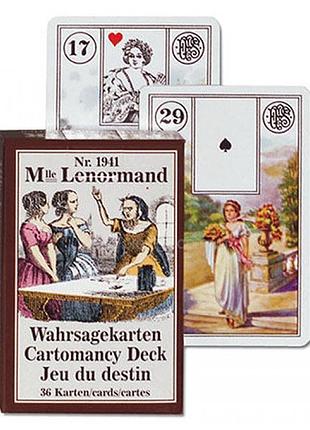 Mlle lenormand piatnik — таро "мадам ленорман" (1941)