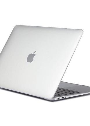 Прозорий чохол-накладка hardshell для macbook pro 14.2" a2442 / a2779 / a2918 / a2992 / a3112 / a3185 / a3401 crystal case