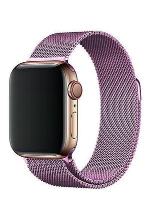 Ремешок milanese loop metal dragon fruit для apple watch 42/44/45/46/49 мм