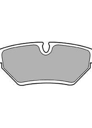 Lp0669, delphi ,колодки ,гальмовые, задние, дисковые, jaguar, xjs,xjsc, xk, daimler xj