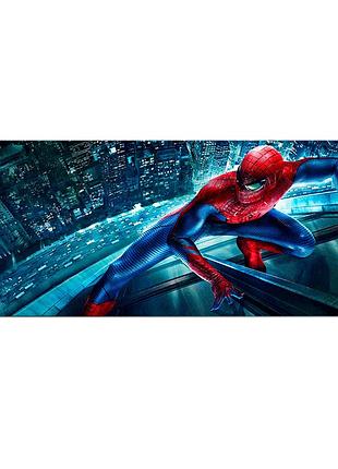 Коврик spider man 300*800 мм тканевый с боковой прошивкой 2 мм для детей игровой коврик для компьютера dm-11