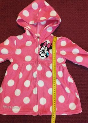 Флисовая кофта disney для девочки, 110 г. 3