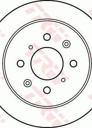 Df4191, trw, диск, тормозной, задний, acura, integra, honda, accord, civic, city, crx, integra, jazz, legend, nsx