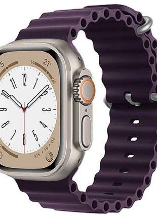 Ремешок ocean band для apple watch 38 mm / 40 mm / 41 mm / 42 mm purple фиолетовый