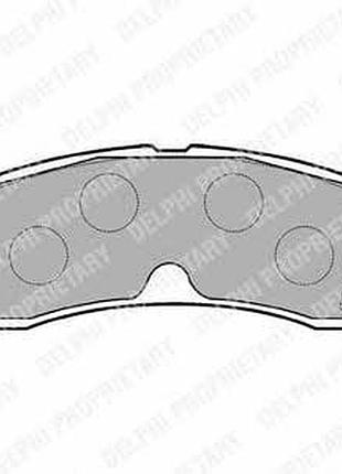 Lp834, delphi, колодки, тормозные, задние, дисковые, lexus rx, es, toyota,carina,celica, camry, aventsis,t22