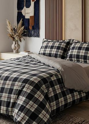 Комплект постельного белья viluta евро brushed warm cotton w-11