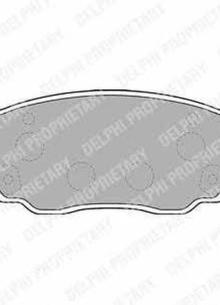 Lp1527, delphi ,колодки ,гальмівні ,передні, дискові, mazda, 323 f,323, premacy, 626
