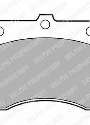 Lp578, delphi ,колодки , тормозные, передние, дисковые, daihatsu, piaggio, asia motors