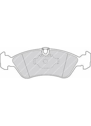 Ferodo, колодки, гальмівні, передні, дискові, nexia, lanos, espero,cielo, aranos, opel,astra,kadett,omega,vectra,calibra,
