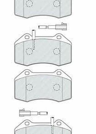 Fsl4320, ferodo, колодки, тормозные, передние, дисковые, alfa romeo mito, fiat grande punto