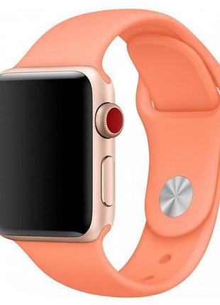 Ремінець sport band для apple watch 38/40/41 мм peach персиковий m/l