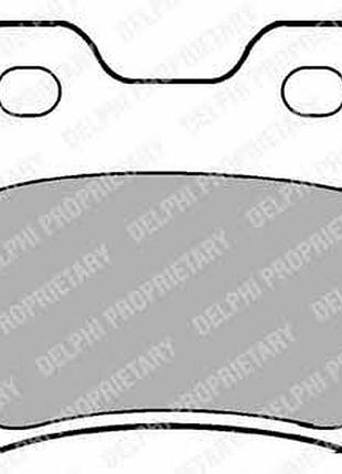 Lp713 ,delphi, колодки , тормозные , задние, дисковые, mercedes sl iii, r107