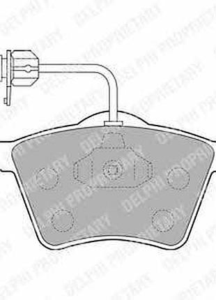 Lp1529, delphi ,колодки ,тормозные, передние, дисковые, vw,t4, sharan, ford galaxy, ofporter iv, seat alhambra