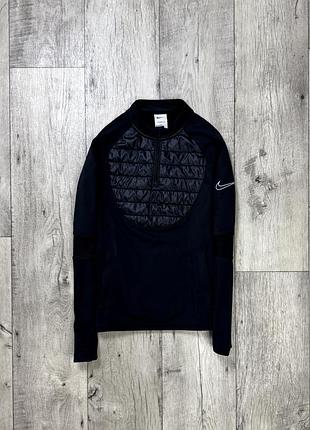 Nike therma-fit кофта ветровка 147-158 см подростковая черная спортивная