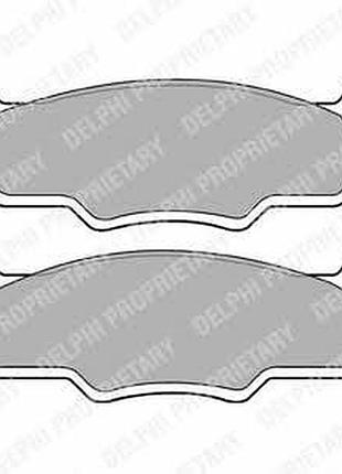 Lp225, delphi, колодки , тормозные , передние, дисковые,vw, golf,jetta, passat, vento, seat, cordoba,ibiza ,toledo