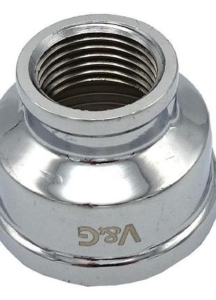 Муфта valogin 1'х1/2'' вв редукционная хромированная vg-204503 1/90 шт