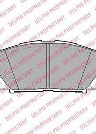 Lp2006, delphi, колодки, гальмівні, передні, дискові, great wall, c30,tengyi,toyota, allion, belta , premio, yaris
