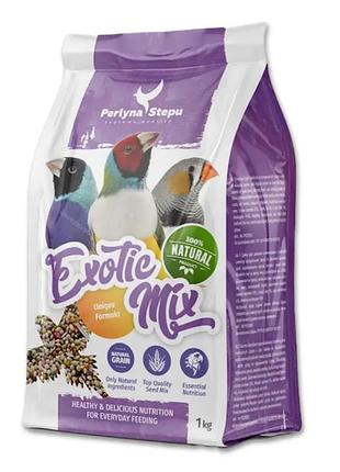 Корм perlyna stepu exotic mix для экзотических птиц, 1 кг