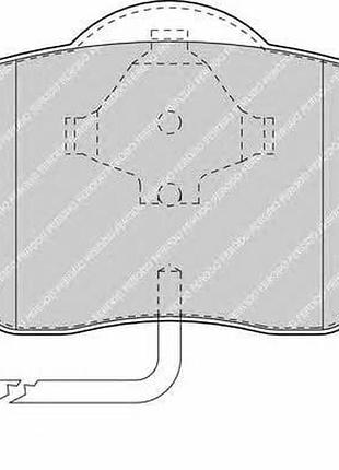 37239, abs, колодки, гальмівні ,передні, дискові,ford galaxy, volkswagen, sharan,t4, seat alhambra