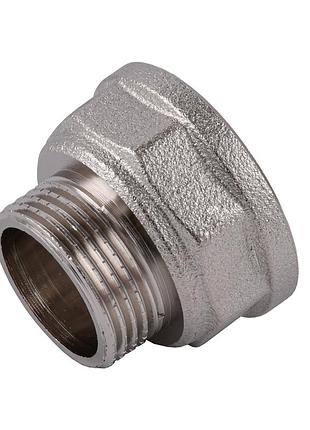 Перехідник редукційний 1″х3/4″вз нікельований восьмигранний nk543o optimum