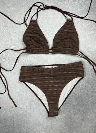 Shein купальник роздільний висока посадка