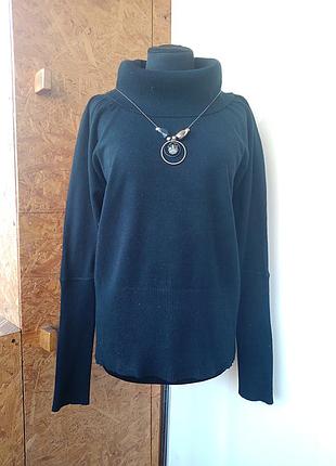 Віскозний трикотажний светр гольф свитер джемпер полувер оверсайз