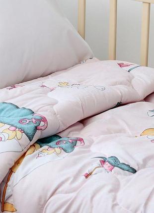 Ковдра дитяча "теп little friends " 105*140 см (250г/м2) (pink sailor)