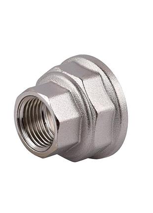 Муфта редукційна 1″х1/2″вв нікельована nm531l optimum