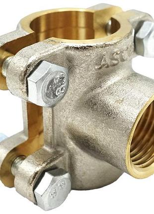 Ремонтная обойма 3/4"*1/2"в*3/4" никель. с проточкой asco