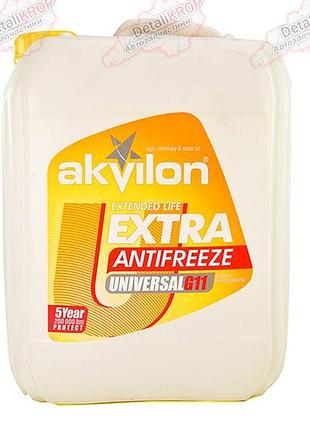 Антифриз akvilon extra g11 жовтий -40 °c 10кг