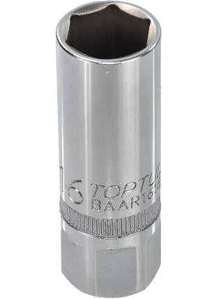 Свічна головка 16мм 1/2" toptul baar1616