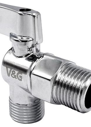 Кран угловой для сантехприборов valogin 1/2" х 1/2" vg-501101 1/22 шт