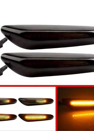 Динамічні повторювачі поворотів bmw e36 e46 e60/e61 e90/91 e81/82/87/88 x1 x3 (комплект 2шт)