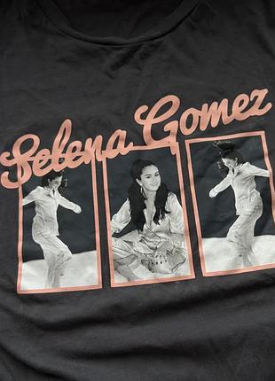 Футболка 🩶 з принтом selena gomez