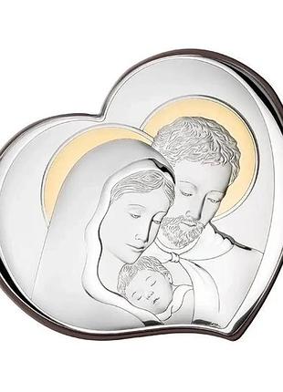 Серебряная икона святое семейство (17,5 x 15 см) valentі.