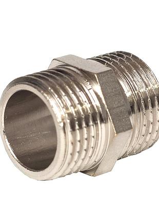 Нипель латунный резной 11/2"зз rsk италия 15/60