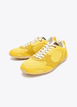 Контрастные желтые кроссовки zara - 36, 38, 39, 40