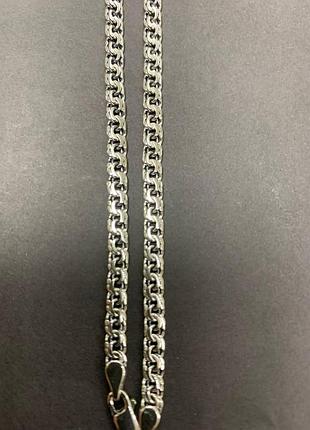 Серебряная цепочка 925 пробы бисмарк зеркальный 40 см.10г.