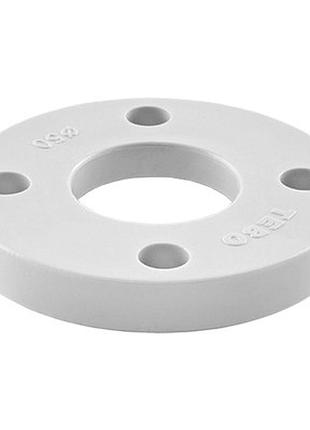 Флянец пластиковый (abs) ø40 pn10/cталь ду 32 tebo белый 5/60