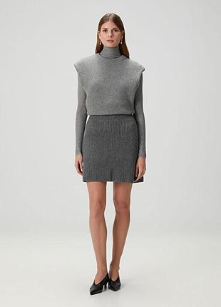 Вʼязана спідниця zara