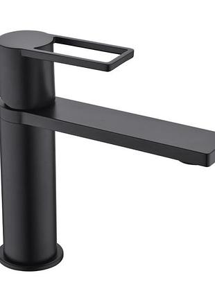 3меситель для раковины, латунь,черный матовый aim,dg06510-1 black matte