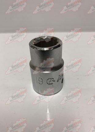 Торцевая головка 3/4"dr 12-гр. 19 мм (6402m19) hans.