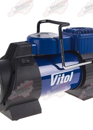 Компресор "vitol" к-60 150psi/15amp/40л/лiхтар/прикурювач