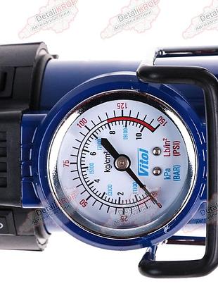 Компресор "vitol" к-60 150psi/15amp/40л/лiхтар/прикурювач 7