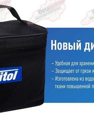 Компресор "vitol" к-60 150psi/15amp/40л/лiхтар/прикурювач 10