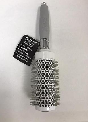 Круглая расчёска для укладки с продувом salon n-og 43 n-ci