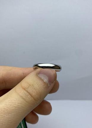 Серебряное родированное обручальное кольцо 4 мм.класика.4015-р. 20