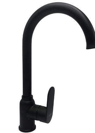 Смеситель для кухонной мойки aim черный матовый dg01250 (matte black)