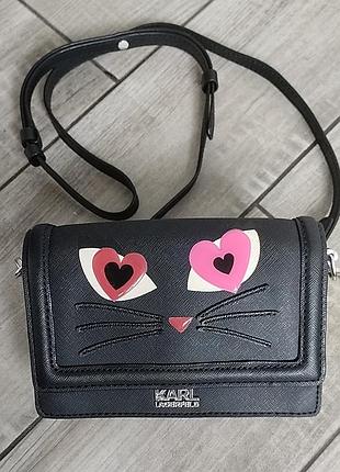 Karl lagerfeld  сумка - крсбоді. оригінал