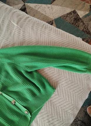 Кардиган зелений 4